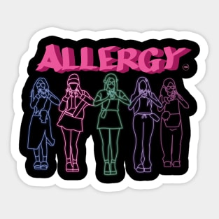 led design of (g)idle in the allergy era Sticker